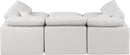 Indulge - Faux Leather 6 Piece Modular Sectional