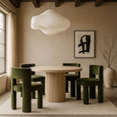 Zuno - Velvet Performance Fabric Upholstered Dining Chair (Set of 2)