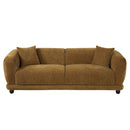 Lennox - Sofa With 2 Pillows - Brown Chenille