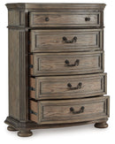 Ardenfield - Five Drawer Chest - Light Brown