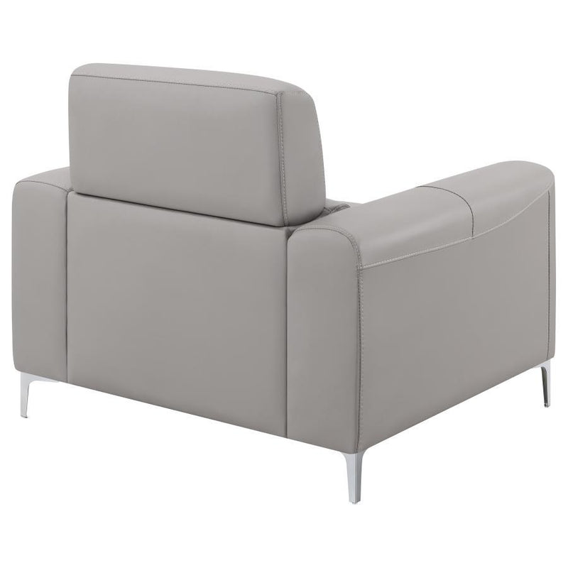 Glenmark - Track Arm Upholstered Chair - Taupe