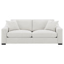 Ashlyn - Fabric Upholstered Track Arm Sofa - Sand