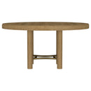 Arini - 60" Round Wood Dining Room Table - Sand Wash