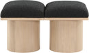 Pavilion - 2 Piece Modular Bench With Natural Base