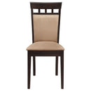 Gabriel - Closed Back Side Chairs (Set of 2) - Cappuccino