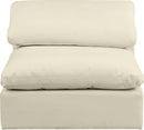 Comfy - Faux Leather Armless Chair