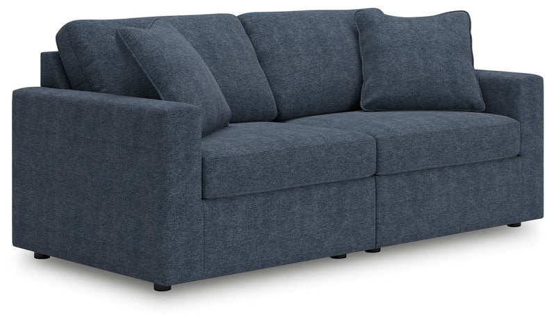 Modmax - Ink - 2-Piece Sectional Loveseat - Fabric