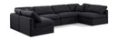 Indulge - Linen 6 Piece Modular U-Shaped Sectional
