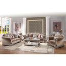Northville - Sofa With 5 Pillows - Velvet & Antique Silver