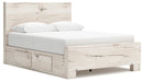 Lawroy - Panel Bed With Storage
