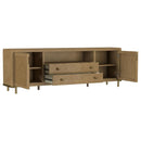 Arini - Rattan Cane 2-Door TV Stand Media Console