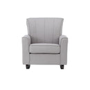Denzell - Rocking Chair - Light Gray Linen