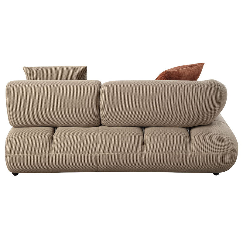 Carrick - Sectional Sofa With 6 Pillows - Beige