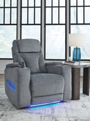 Studio Cave - Power Recliner - Steel