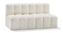 Arc - Faux Leather 2 Seats Modular Sofa