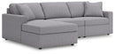 Modmax - L-Shaped Sectional - Granite
