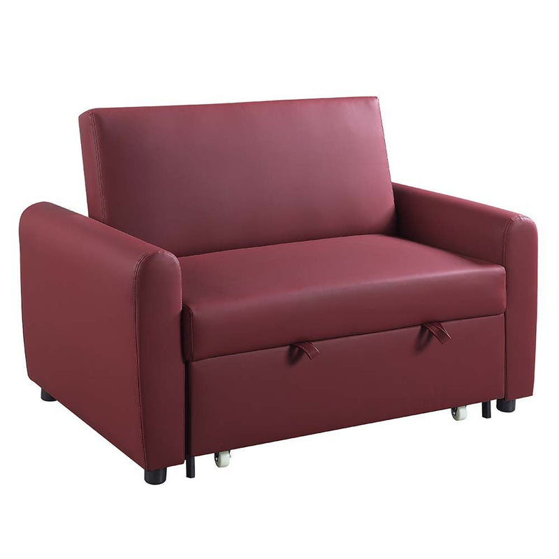 Caia - Sofa - Red Fabric