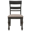 Bridget - Wood Dining Side Chair (Set of 2) - Charcoal