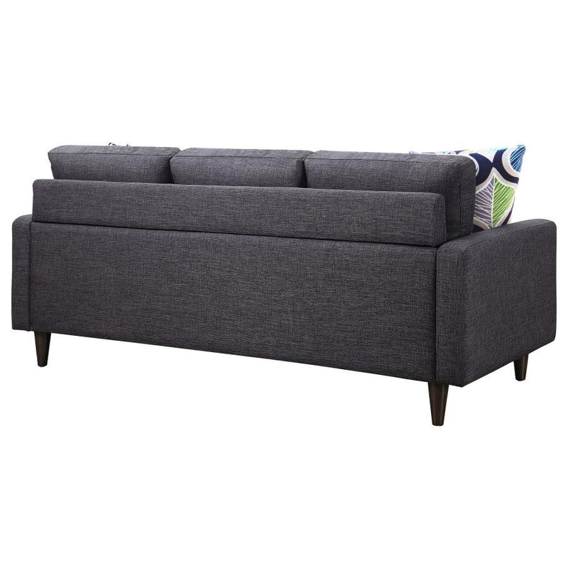 Watsonville - Tufted Back Sofa - Gray