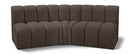 Arc - Boucle Fabric 3 Piece Modular Corner Sofa