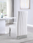 Porsha - Dining Chair (Set of 2) - Chrome Base