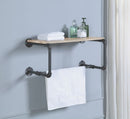 Brantley - Wall Rack - Oak & Sandy Gray