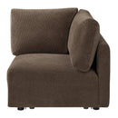 Theodore - Modular Wedge - Brown Chenille
