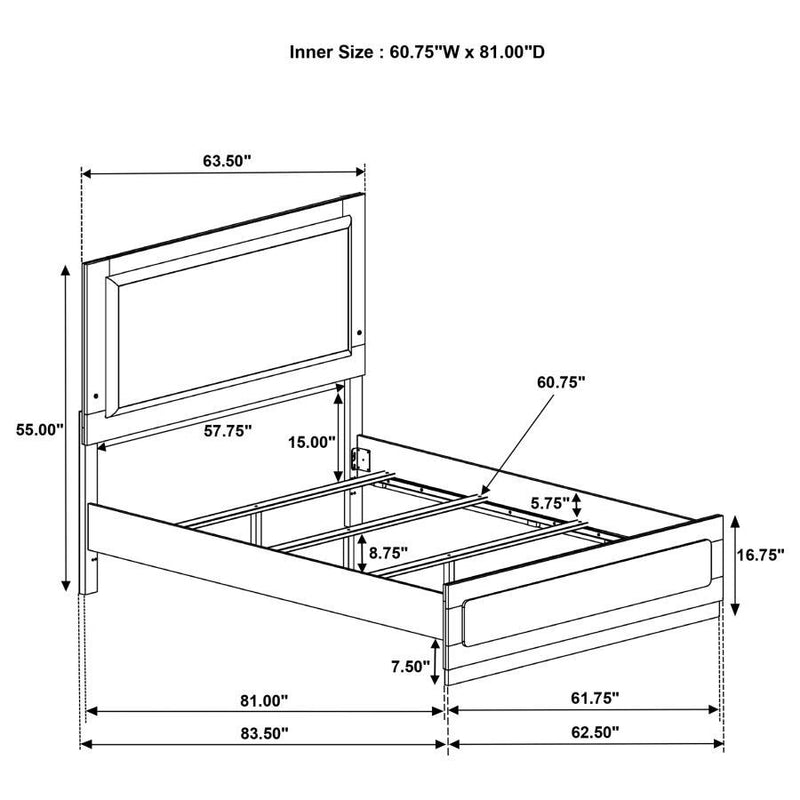 Caraway - Bedroom Set With LED Headboard