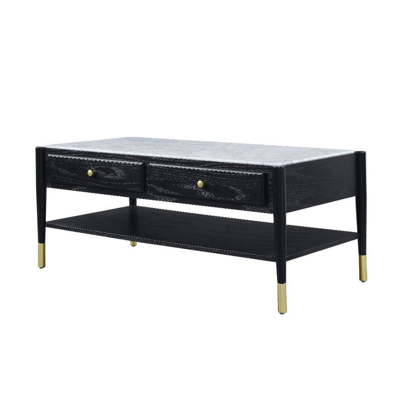 Atalia - Coffee Table - Marble & Black