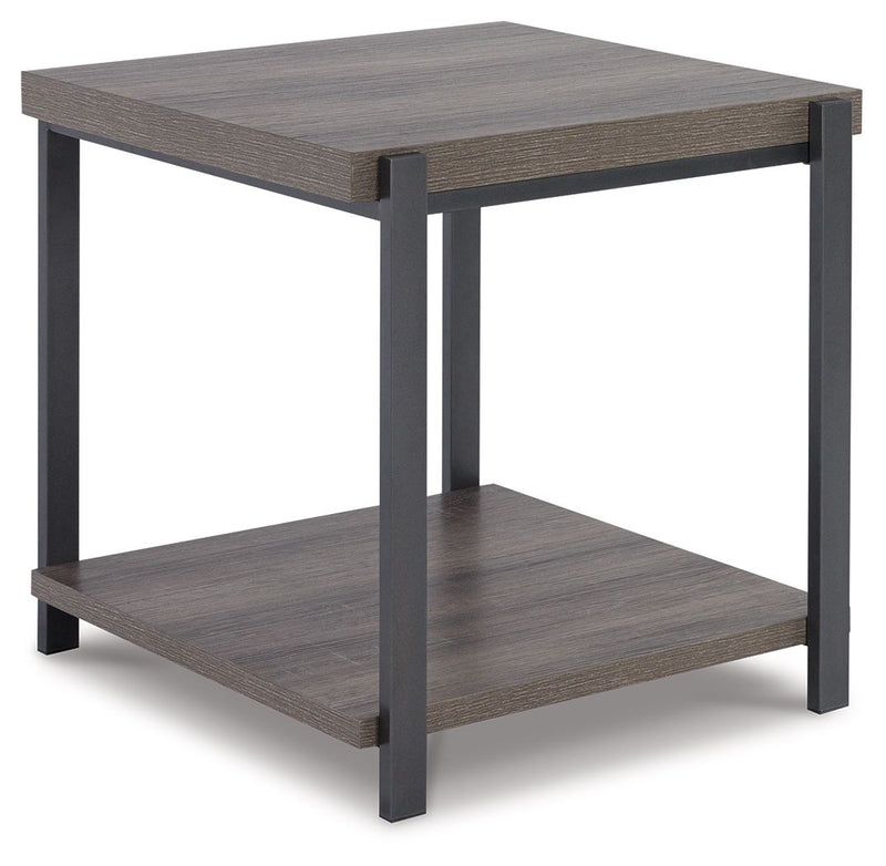 Wilmaden - Gray / Black - Occasional Table Set (Set of 3)