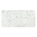 Clayten - Dining Table With Marble Top - White Natural Marble Top & Espresso