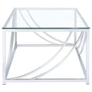 Lille - Glass Top Entryway Sofa Console Table Accents
