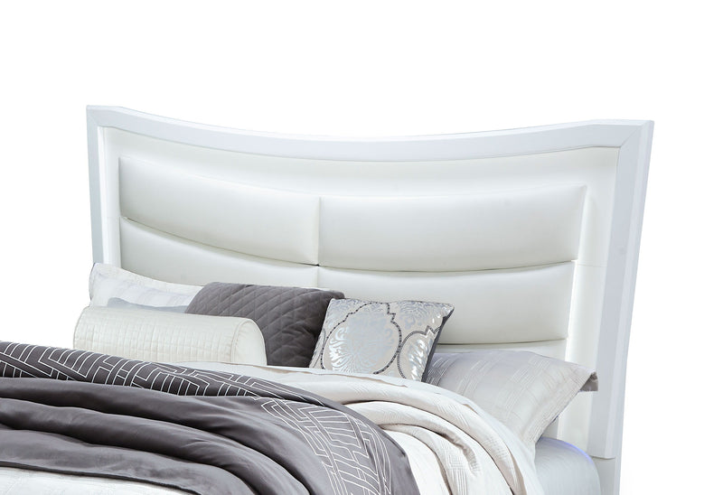 Collete - King Bed - White