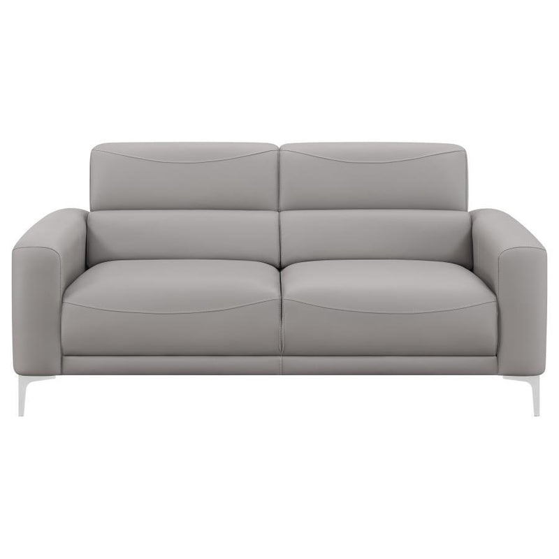 Glenmark - Track Arm Upholstered Sofa - Taupe