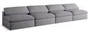 Serene - Modular Armless 4 Seat Sofa