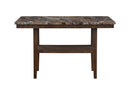 D4355 - 7 Piece Dining Room Set (Bar Table With 6 Bar Stools) - Dark Brown