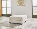 Lerenza - Oversized Accent Ottoman - Birch