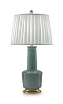 Webbington - Ceramic Table Lamp - Teal / Gold Finish