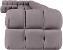 Orin - Velvet Performance Fabric Upholstered 8 Piece L-Shaped Sectional