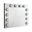 Noralie - Accent Mirror - Faux Diamonds & Mirrored
