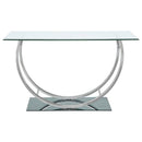 Danville - Rectangular U-Shaped Glass Top Table