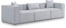 Cube - Linen Modular 3 Seat Sofa