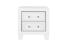 Luccia - 5 Piece Twin Bedroom Set With LED - White