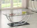Danville - Rectangular U-Shaped Glass Top Table