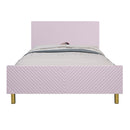 Gaines - Full Bed - Pink High Gloss