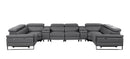 1246 - 8-Piece U-Shaped Modular Power Reclining Sectional With 2 Power Recliners And Power Headrests