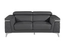 1140 - Top Grain Italian Leather Loveseat