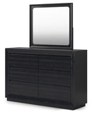 Londer - Dresser And Mirror - Black