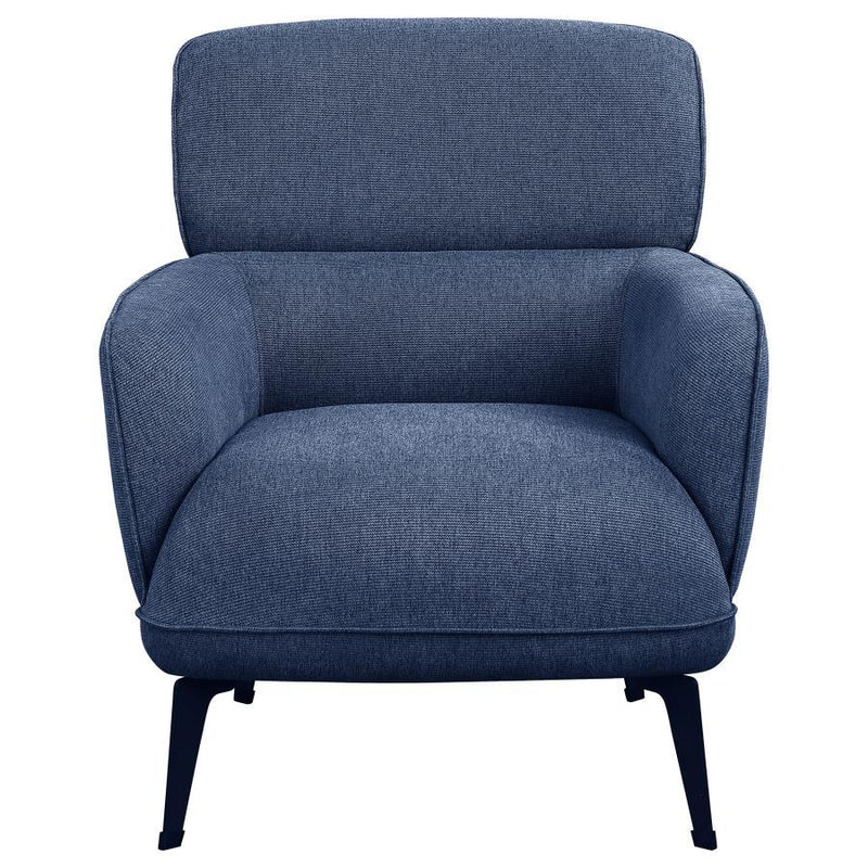 Andrea - Upholstered Crecent Arm Accent Chair