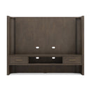Darimore - TV Wall Console - Burnished Brown